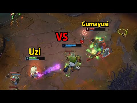 Uzi Tristana VS Gumayusi Sion！*1000LP CHALLENGER*
