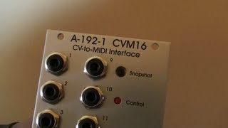 Video thumbnail for DOEPFER A-192-1 CVM16 CV-MIDI INTERFACE  MFB SEQ-02  LIVE 9 by FSK1138