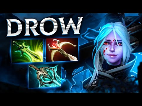 Brutal Burst Damage Drow Ranger🔥32 Kills Butterfly + Daedalus Hit like a Truck🔥