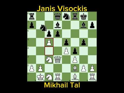 Tal's Best Chess Games Ever | Tal vs Visockis (1954)