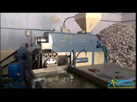 Plastic stage recycling machine