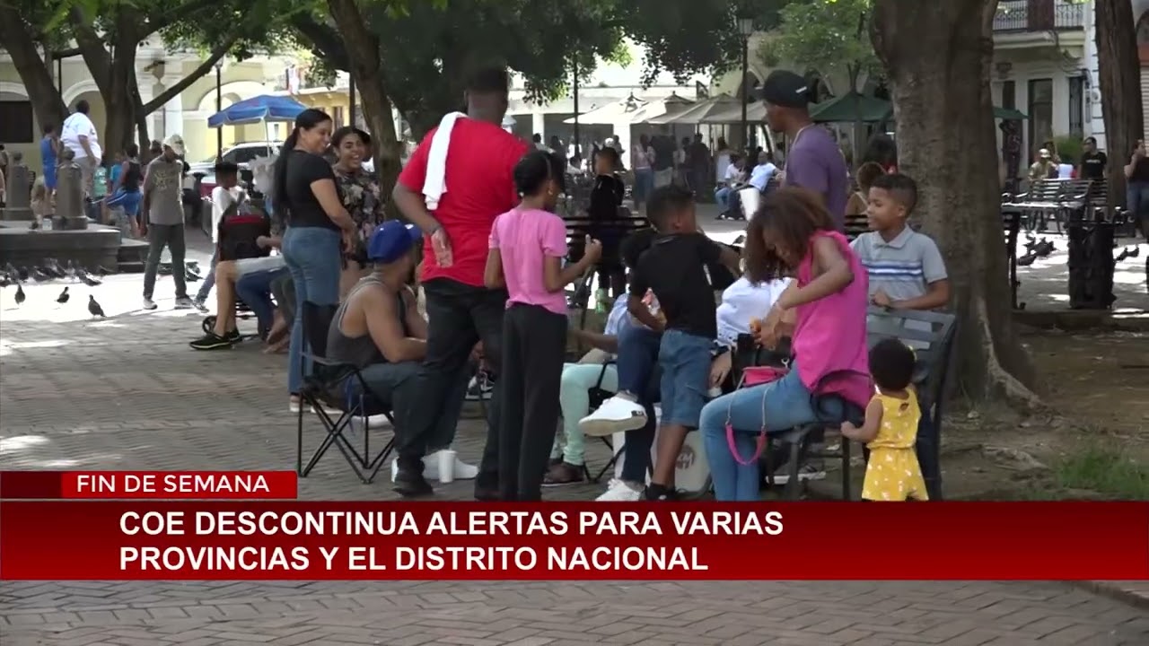 COE levanta alerta verde en varias provincias y el DN