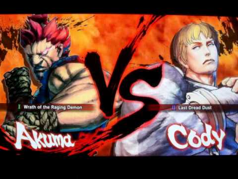 SSFIV ENDLESS BATTLE MATCH JR RODRIGUEZ ( AKUMA ) VS II Khuth II ( CODY ) ON XBOX 360 GAME 1