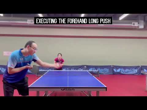 Butterfly Training Tips with Wenting Zha - The Forehand Long Push