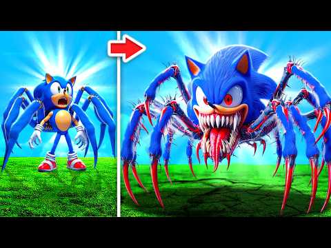 Upgrading Sonic To SPIDER SONIC In GTA 5!