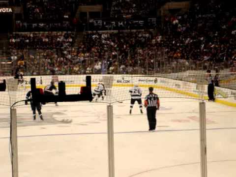 Voynov Shift and Goal vs Blues - 10/18/2011