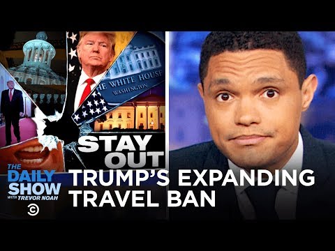 トランプ氏の異人種差別的なアジェンダを推進する｜デイリーショー (Trump Forwards His Xenophobic Agenda | The Daily Show)