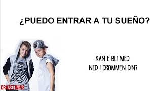 Marcus &amp; Martinus - Blikkstille (Letra en Español/Noruego)