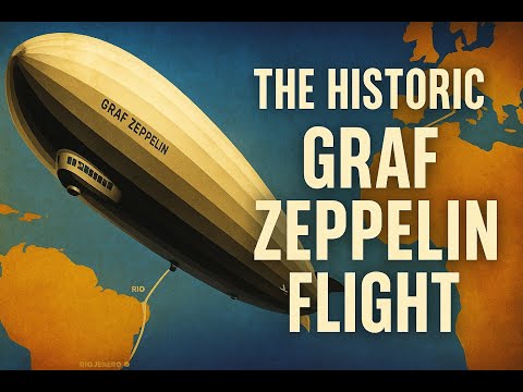 Air Highways  The Graf Zeppelin's Historic 1930 Voyage from Germany to Rio de Janeiro #9.5mm