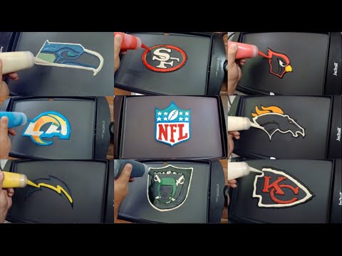 Western Division NFL Superbowl Team Logo Pancake Art