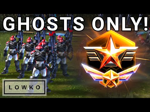 StarCraft 2: GHOSTS ONLY to Grandmaster League!