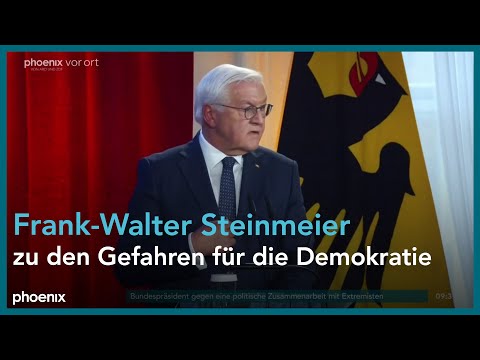 Rede von Frank-Walter Steinmeier zu den Gefahren für die Demokratie am 10.11.25
