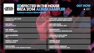 Defected In The House Ibiza 2014 - Album Sampler