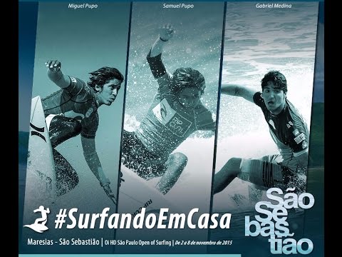 MEDINA E PUPO NO SEGUNDO DIA DO OI HD SÃO PAULO OPEN DE SURF