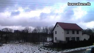 preview picture of video 'Silny wiatr 80 km/h, 2013.01.31 Przywidz woj. pomorskie'