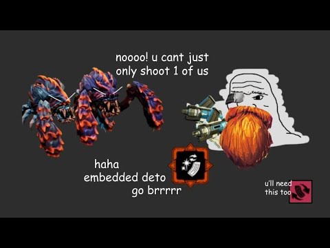 Insta-Kill Dread Twins w. Embedded Detonators【Zhukov】Deep Rock Galactic (DRG)