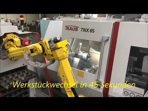 ROBOTX RC1800 an TRAUB TNX65