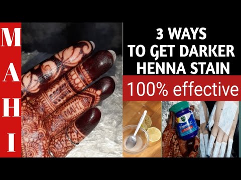 YouTube video about: Does henna darken over time?