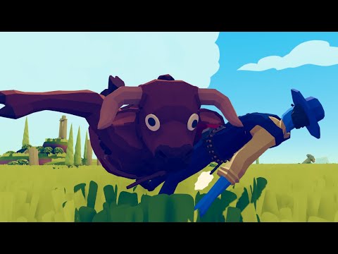 (1v1) Minotaur vs Every Unit (From Wild West Update) in TABS (Totally Accurate Battle Simulator)
