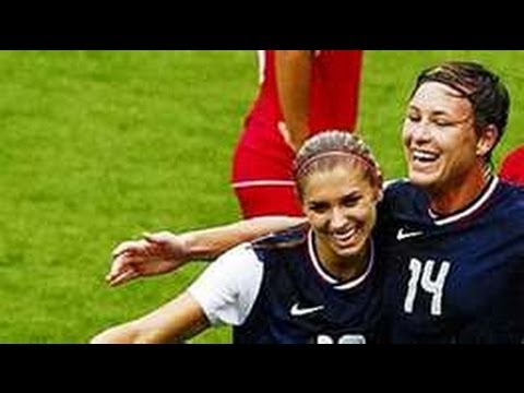 Abby Wambach First Goal from Alex Morgan Against Japan 1-0 8/9/2012
