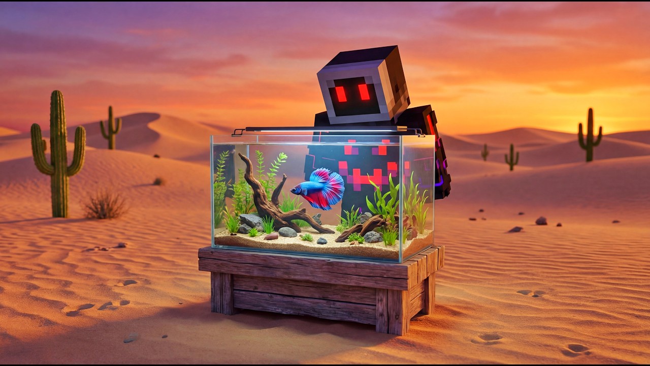 သဲကန္တာရမှာ ငါးအနေနဲ့ အသက်ရှင်ခဲ့တယ်! | Surviving as a Fish in Desert | HEXI Desert Map