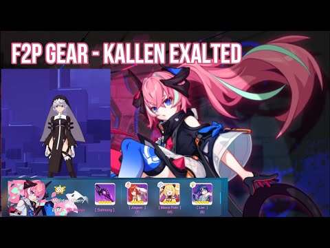 Memorial Exalted Kallen Boss vs Delta Full F2P Gear