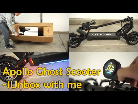 Apollo Ghost Scooter Unboxing + Assembly (Electric Escooter)