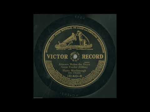 Absense Makes the Heart Grow Fonder (1907) - Harry Macdonough - Herbert Dillea - Arthur Gillespie