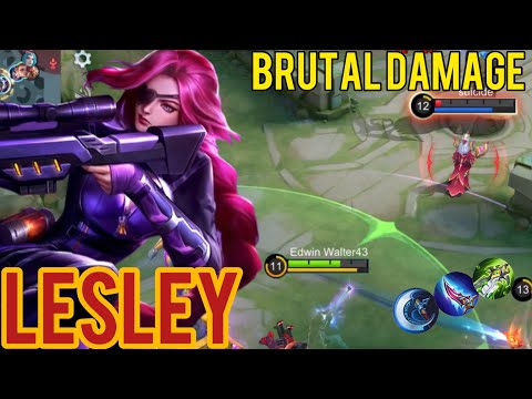 LESLEY - Late Game Monster | Massive Damage Build - Mobile Legends