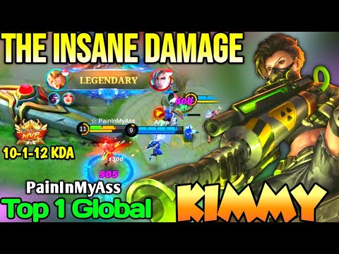 KIMMY BEST BUILD IN 2022 | TOP 1 GLOBAL KIMMY PainInMyAss - MOBILE LEGENDS