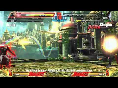 EFL Payback 3D - Marvel vs Capcom 3 Brackets -  KrsJin vs Shogun