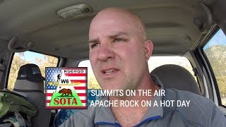 Summits On The Air Ham Radio Contacts on Apache Rock
