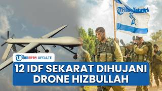 Detik-detik 12 Tentara IDF Sekarat Dihujani Drone Hizbullah, Tank Lapis Baja Meledak & Terbakar