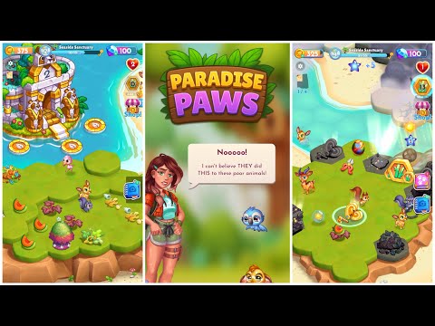 Paradise Paws: Merge Animals | iOS | Global Launch Gameplay - YouTube