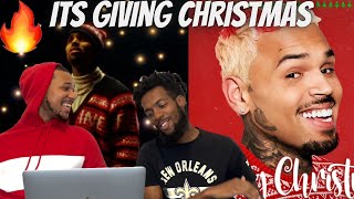 🔥Chris Brown - It's Giving Christmas | REACTION