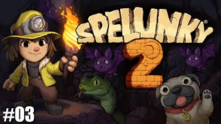 Lets stumble around in Spelunky 2 (PS4) - Ep 03