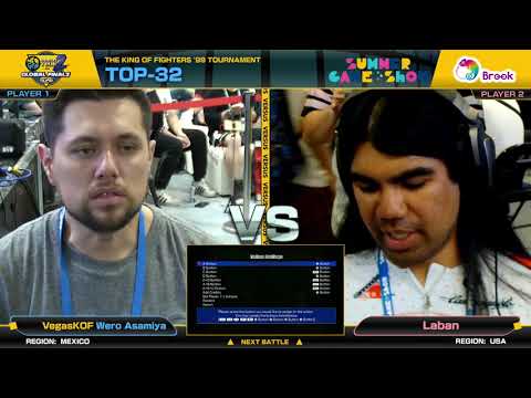 Wero Asamyia vs Laban - KOF '98 Neo Geo World Tour Season 2 Global Finals TOP-32 highlights