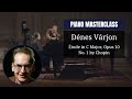 PIANO Masterclass By Dénes Várjon Étude In C Major Opus 10 No 1 By Frédéric Chopin