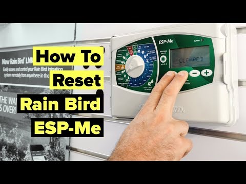 How To Reset A Rain Bird ESP-Me Irrigation Controller