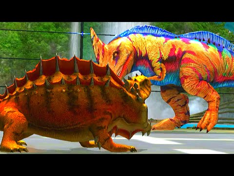 SPINOSAURUS GEN 2 VS OMEGA 09 VS SPHENACODON CODE 19 PVP BOSS VS BOSS  | HT GAME