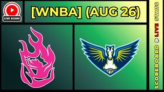 🔴 Portland Fire vs Dallas Wings | WNBA Basketball August 26, 2026 Live SCOREBOARD EN VIVO