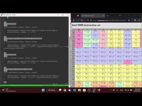 DConf Online '22 Workshop - Developing an Assembler for the Intel 8080 CPU with D (11/15)