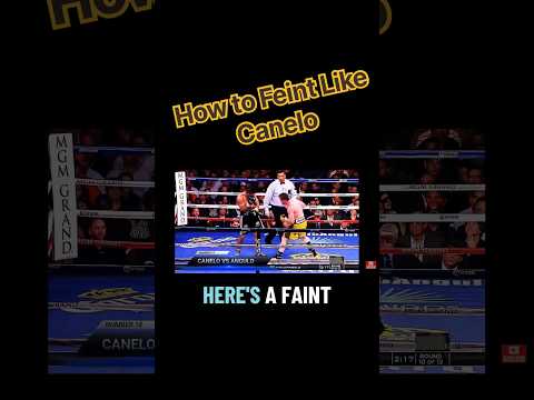 How to Feint Like Canelo #boxing #mma #kickboxing #muaythai #caneloalvarez