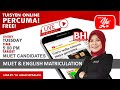 LIVE MUET ENGLISH MATRICULATION LET S TALK BY CIKGU HANA 03 TUISYENPERCUMA
