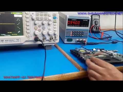 OSCILOSCOPE TESTING IN LAPTOP MOTHERBOARD REPAIR COURSE | ADVANCED  LAPTOP REPAIR FREE VIDEOS
