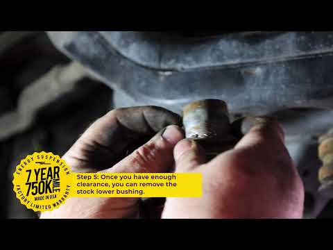 Energy Suspension Rack & Pinion Bushing Install