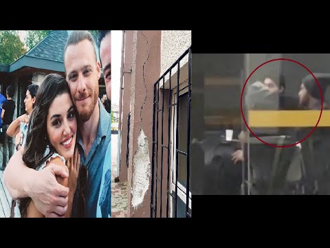 Hande Erçel and Kerem Bürsin caught on earthquake together!