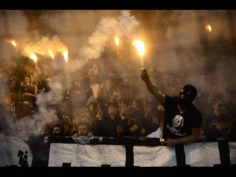 Djurgården 2 - 2 AIK, 25th May 2015, Tele2 Arena (TIFO + PYRO)