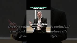 Linus Torvalds Explains Why Startups Are Best #shorts #linux #startup #knowledge