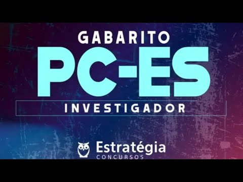 Gabarito Extraoficial - Investigador PC ES - Raciocínio Lógico e Matemático - Professor Brunno Lima